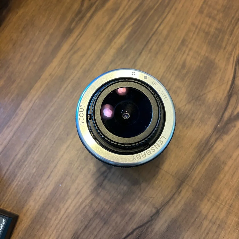 Canon Black Digital Camera with EF-S Zoom Lens